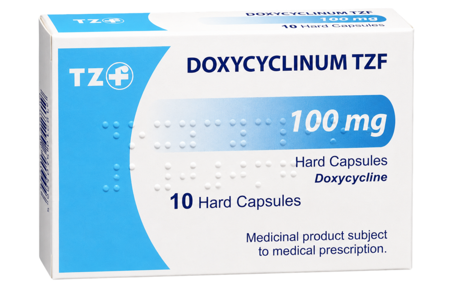 DOXYCYCLINUM TZF 100 mg