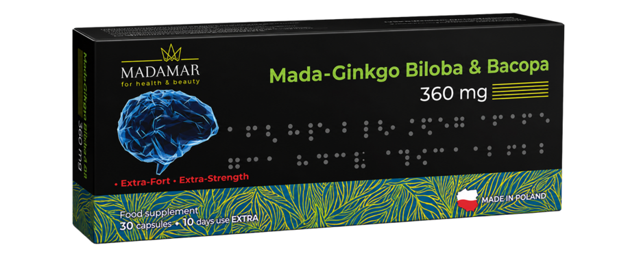 Mada-Ginkgo Biloba & Bacopa 360 mg