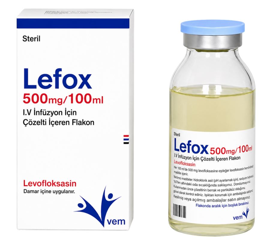 Lefox 500 mg/100 ml IV