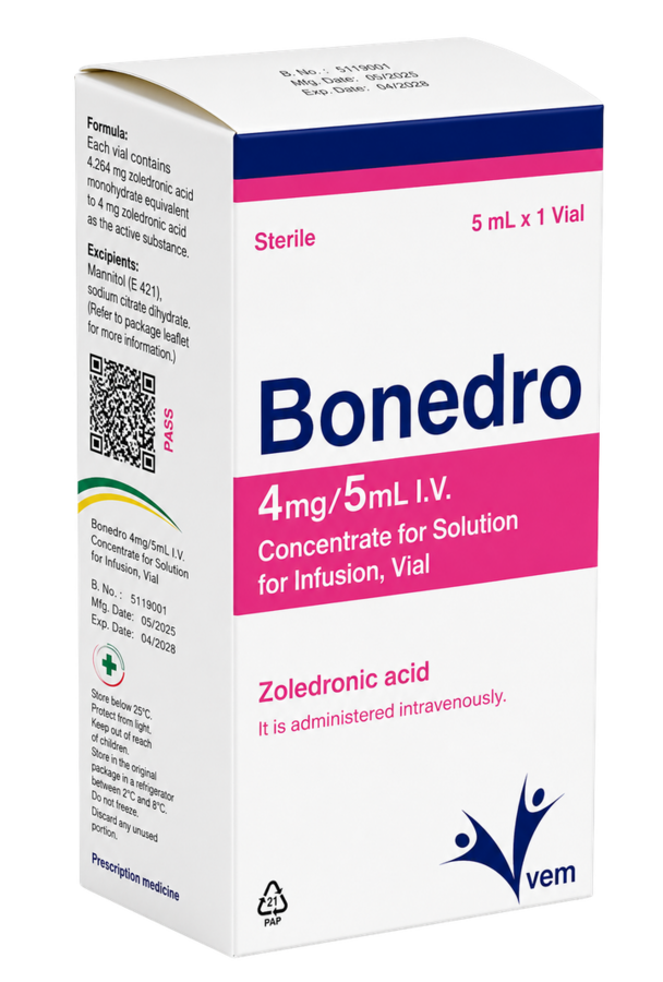 Bonedro 4 mg/5 ml IV
